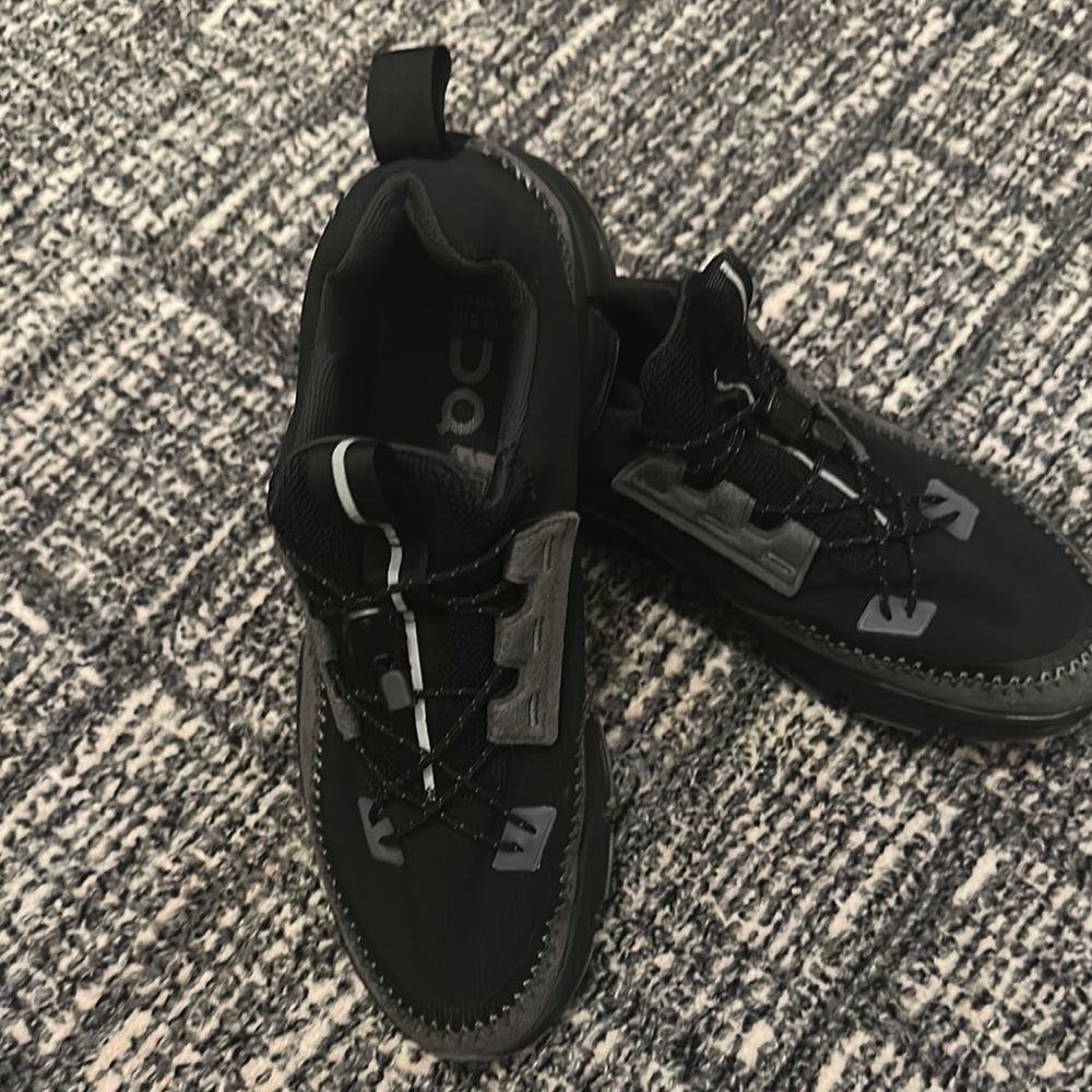 On Running Black and Gray Sneakers